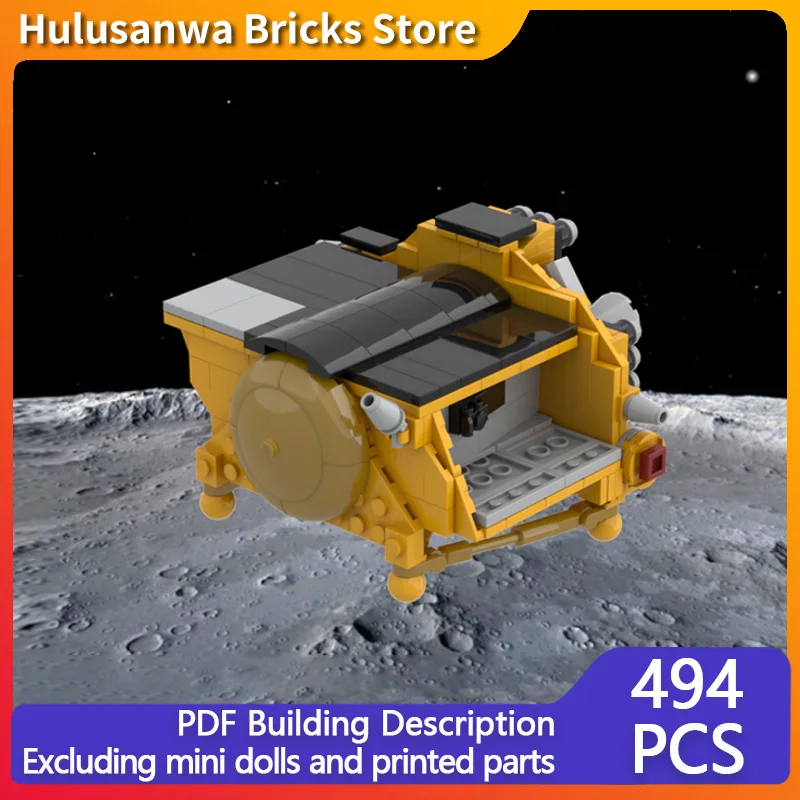 Space Lunar Lander Model MOC Building Bricks War Equipment Modular Technology Gifts Holiday Assemble Children Toys Suit
Space Lunar Lander Model MOC Building Bricks War Equipment Modular Technology Gifts Holiday Assemble Children Toys Suit