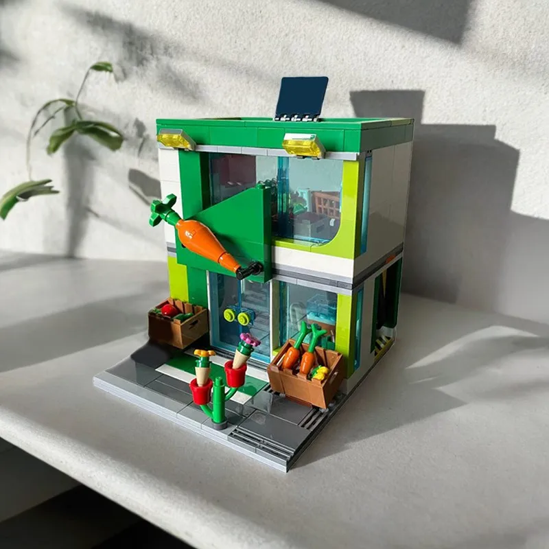 287PCS 2-Story Supermarket Custom Building Block Model, Perfect for City Layout and Display building blocks
287PCS 2-Story Supermarket Custom Building Block Model, Perfect for City Layout and Display building blocks