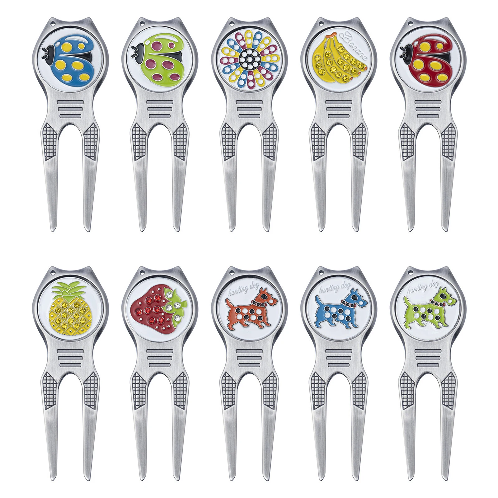 Golf Divot Tool Outdoor Golf Accessories Portable Zinc Alloy Divot Repair Tool with Cute Pattern Ball Marker
Golf Divot Tool Outdoor Golf Accessories Portable Zinc Alloy Divot Repair Tool with Cute Pattern Ball Marker