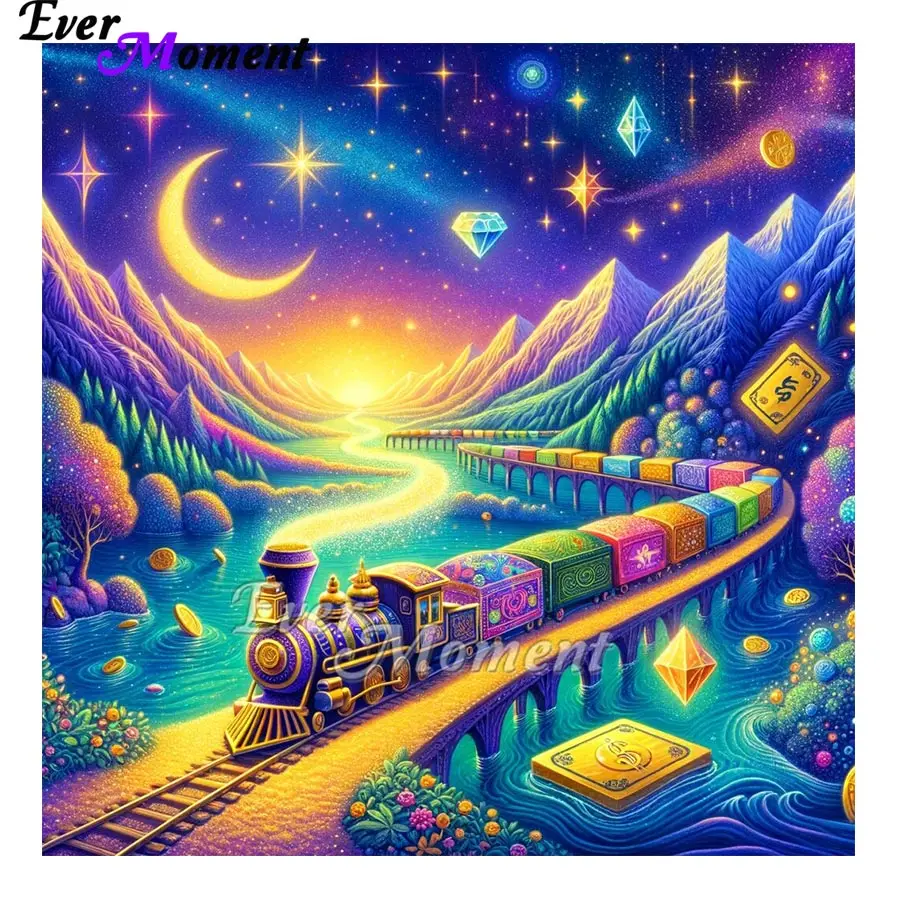 Ever Moment Fairy Dust Diamond Painting Magical Train Treasure River Glow in the Dark Diamonds Gem Canvas Art ASF2813
Ever Moment Fairy Dust Diamond Painting Magical Train Treasure River Glow in the Dark Diamonds Gem Canvas Art ASF2813