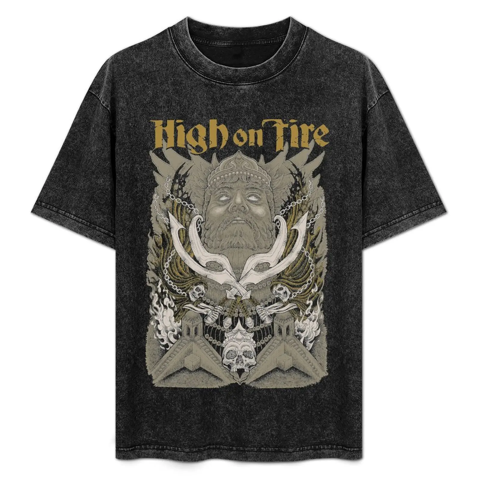 High on Fire Poster T-Shirt Daily Casual Short Sleeve Tee Shirt
High on Fire Poster T-Shirt Daily Casual Short Sleeve Tee Shirt