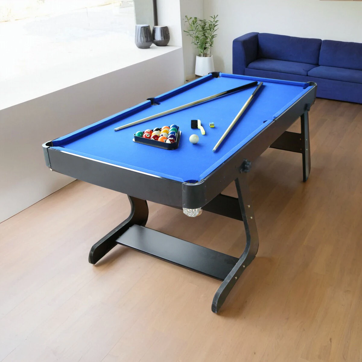 Affordable 5ft Foldable American Pool Table with Folding Legs, Multifunctional for Kids Indoor Use
Affordable 5ft Foldable American Pool Table with Folding Legs, Multifunctional for Kids Indoor Use