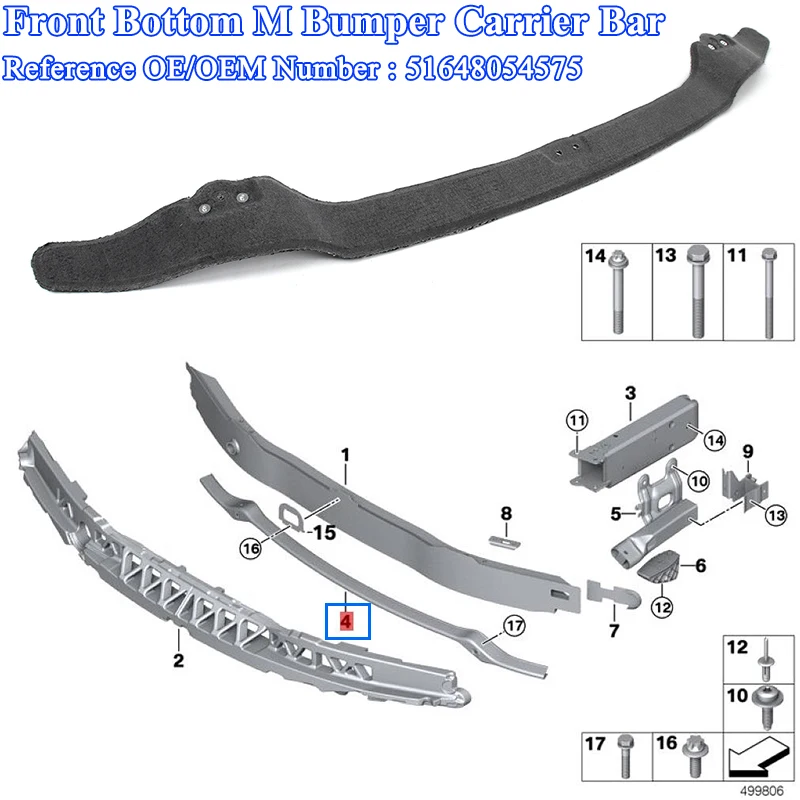 Для BMW 4 серии F32 F33 F36 440i M Sport 2014-2020, усиление переднего нижнего бампера, серебристый алюминий, замена для 51648054575
Для BMW 4 серии F32 F33 F36 440i M Sport 2014-2020, усиление переднего нижнего бампера, серебристый алюминий, замена для 51648054575