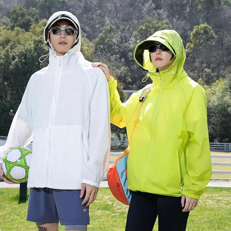 Summer Detachable Brim Hood Jacket Men Women Outdoor Fashion Loose Casual Quick Dry Sunscreen Jacket Unisex Lightweight Coat
Summer Detachable Brim Hood Jacket Men Women Outdoor Fashion Loose Casual Quick Dry Sunscreen Jacket Unisex Lightweight Coat