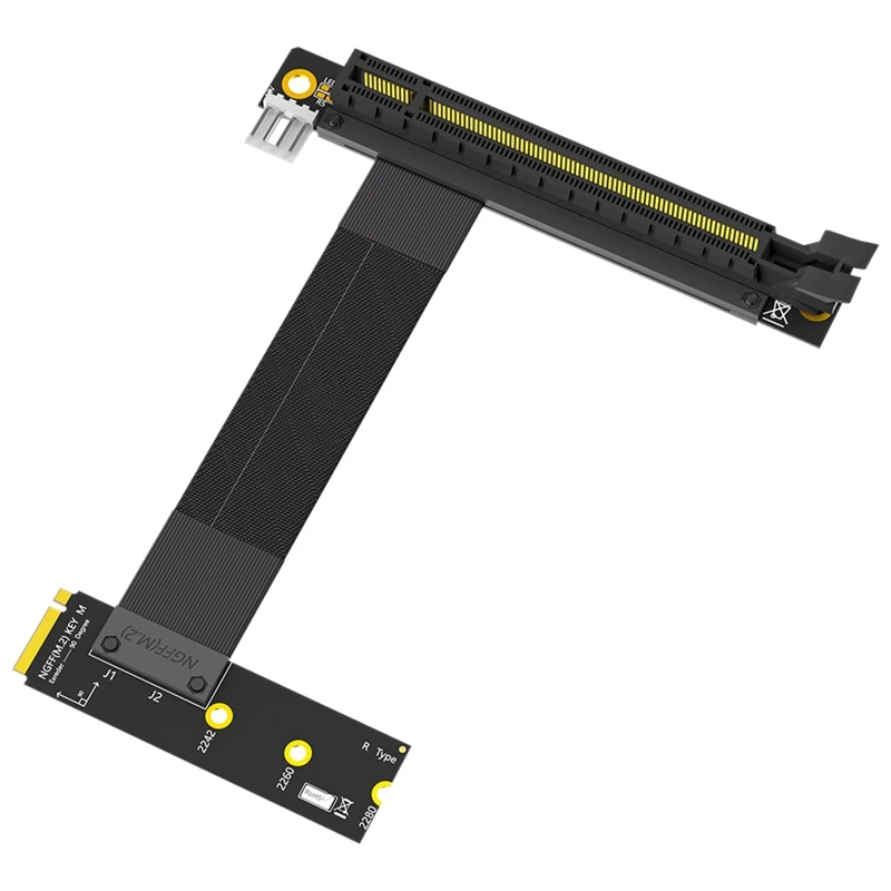 Кабель переходника M.2 NVME на PCIE X16, адаптер, графический удлинитель, 90 градусов, внешний кабель для ключа M
Кабель переходника M.2 NVME на PCIE X16, адаптер, графический удлинитель, 90 градусов, внешний кабель для ключа M