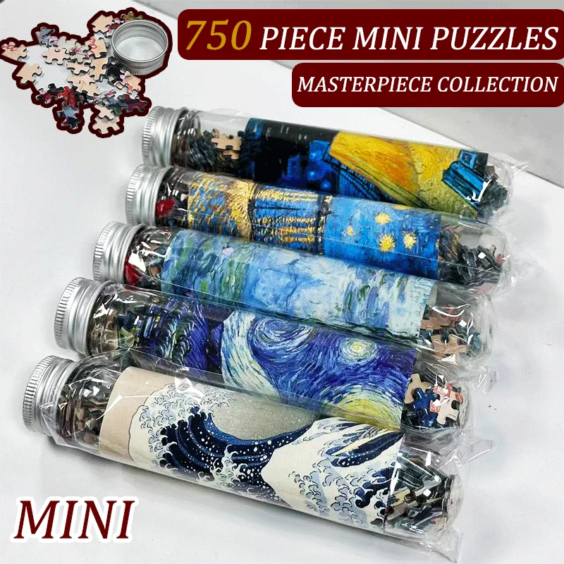 750pcs Mini Adult Puzzles, Famous Painting Series, Famous Art Series, Water Lilies, Starry Sky, Waves, Cafe, Rhone River
750pcs Mini Adult Puzzles, Famous Painting Series, Famous Art Series, Water Lilies, Starry Sky, Waves, Cafe, Rhone River