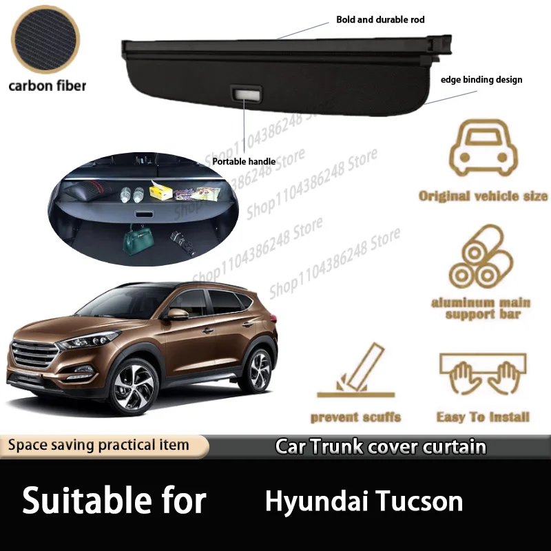 Suitable for Hyundai Tucson Trunk Curtain Rear Trunk Storage Partition Bezel Interior Modification Accessories
Suitable for Hyundai Tucson Trunk Curtain Rear Trunk Storage Partition Bezel Interior Modification Accessories