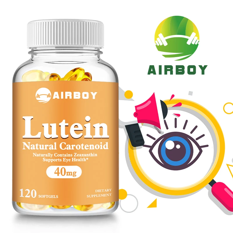 Lutein 40mg - with Zeaxanthin - Protect Eyesight, Relieve Eye Fatigue, Dry Eyes, and Maintain Healthy Vision
Lutein 40mg - with Zeaxanthin - Protect Eyesight, Relieve Eye Fatigue, Dry Eyes, and Maintain Healthy Vision