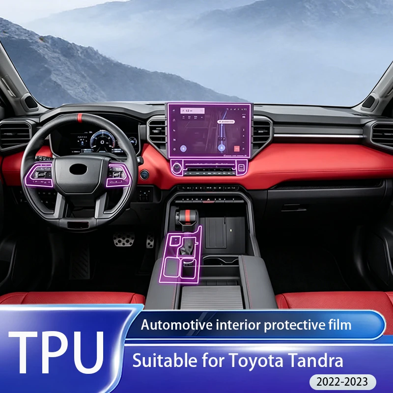 Fit for Toyota Tundra 2022-2023 TPU PPF Film Gear GPS Nav Panel Center Console Anti Scratch Clear Interior Decor Protect Accesso
Fit for Toyota Tundra 2022-2023 TPU PPF Film Gear GPS Nav Panel Center Console Anti Scratch Clear Interior Decor Protect Accesso