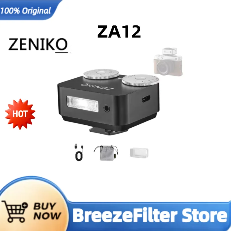 ZENIKO ZA12 Dual Dial Retro Mini Rechargeable Camera Flash Light Speedlite for Canon Fuji XM5 XT3/Sony A7M3 Ricoh GR3/4 Camera
ZENIKO ZA12 Dual Dial Retro Mini Rechargeable Camera Flash Light Speedlite for Canon Fuji XM5 XT3/Sony A7M3 Ricoh GR3/4 Camera