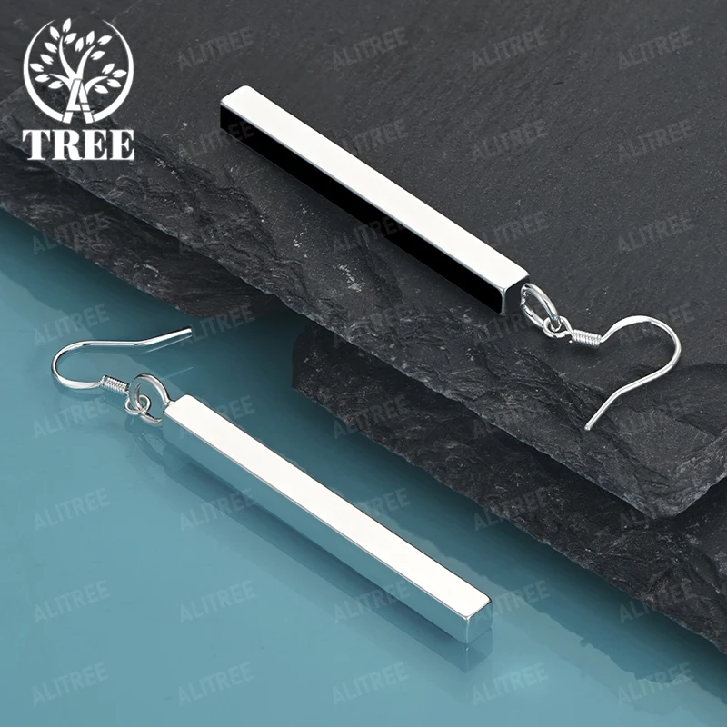 New 925 Sterling Silver Square Drop Earrings Women Fashion Party Birthday Gift Jewelry Engagement Wedding Trend Accessories
New 925 Sterling Silver Square Drop Earrings Women Fashion Party Birthday Gift Jewelry Engagement Wedding Trend Accessories