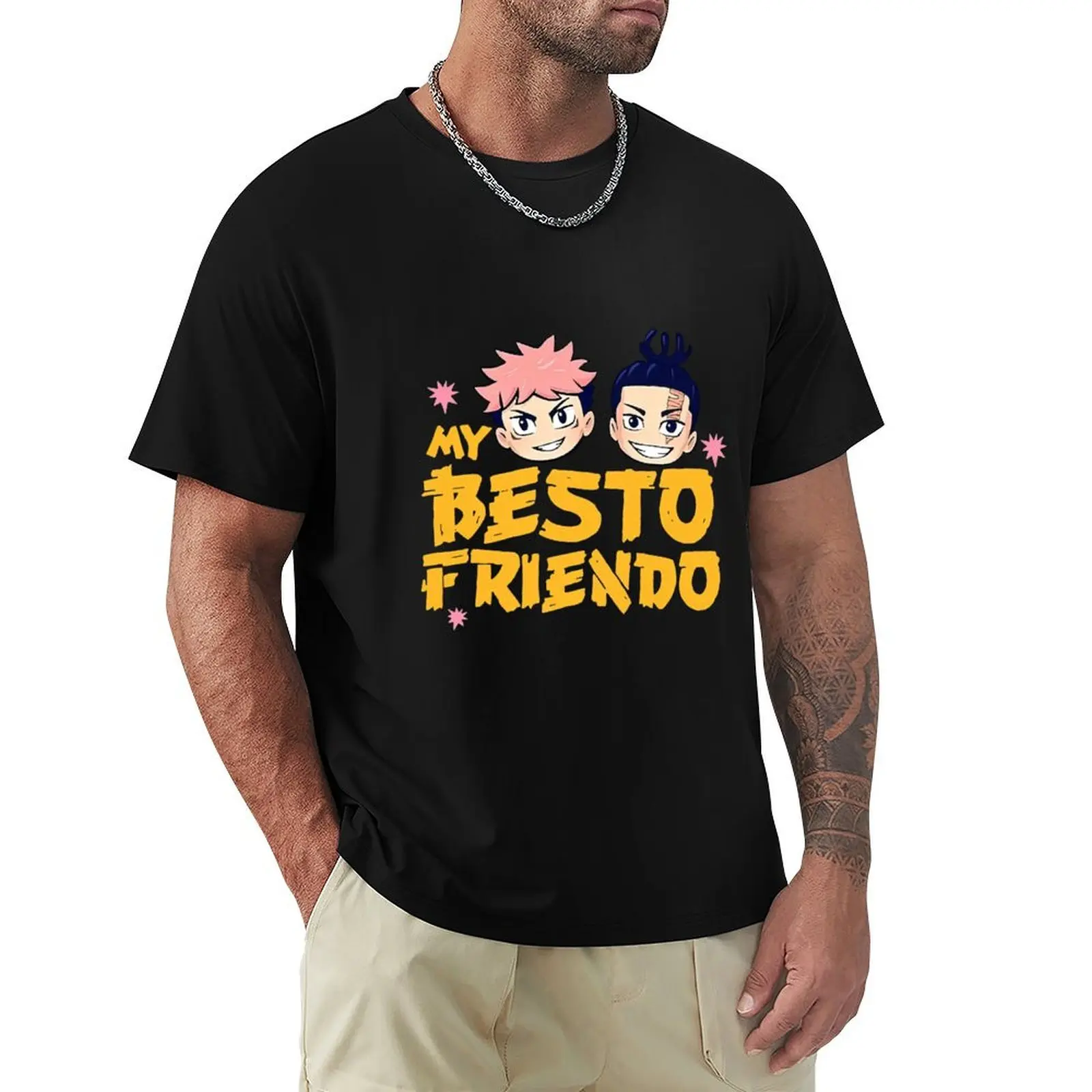 My Besto Friendo art T-Shirt Basic Short Sleeve Cotton Blend T-Shirt
My Besto Friendo art T-Shirt Basic Short Sleeve Cotton Blend T-Shirt