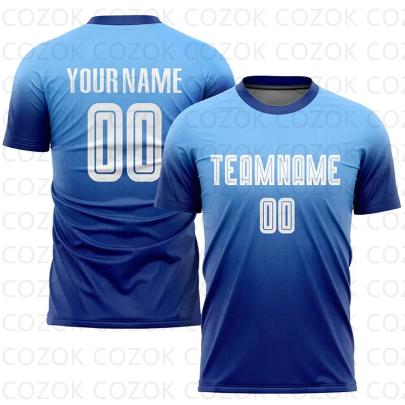 Customized Gradient color Football Jersey for Men Football Short Sleeves Athletic Tee Shirts
Customized Gradient color Football Jersey for Men Football Short Sleeves Athletic Tee Shirts