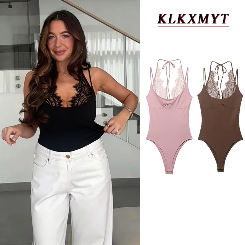 Женский летний комбинезон однотонного цвета с кружевными вставками и шнуровкой, сексуальный комбинезон без рукавов с открытой спиной, шикарный комбинезон на бретельках
Женский летний комбинезон однотонного цвета с кружевными вставками и шнуровкой, сексуальный комбинезон без рукавов с открытой спиной, шикарный комбинезон на бретельках