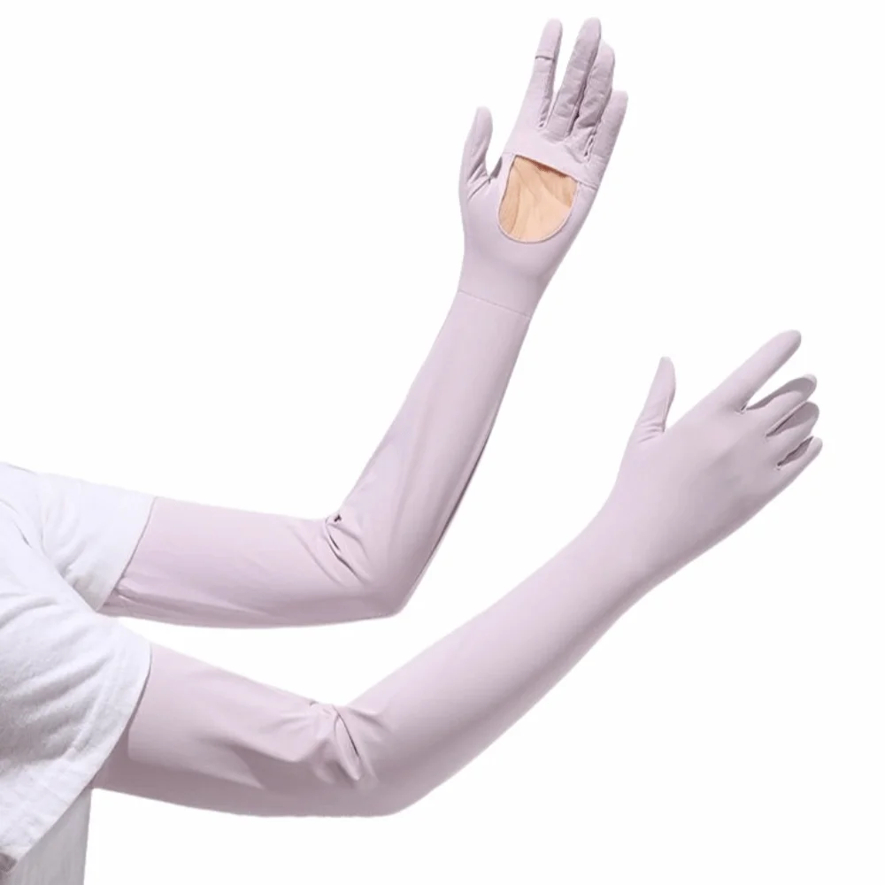 Simple Solid Color Long Sleeve Non-slip Flip Ice Silk Arm Sleeve Breathable Cooling Sunscreen Sleeve Gloves Men
Simple Solid Color Long Sleeve Non-slip Flip Ice Silk Arm Sleeve Breathable Cooling Sunscreen Sleeve Gloves Men