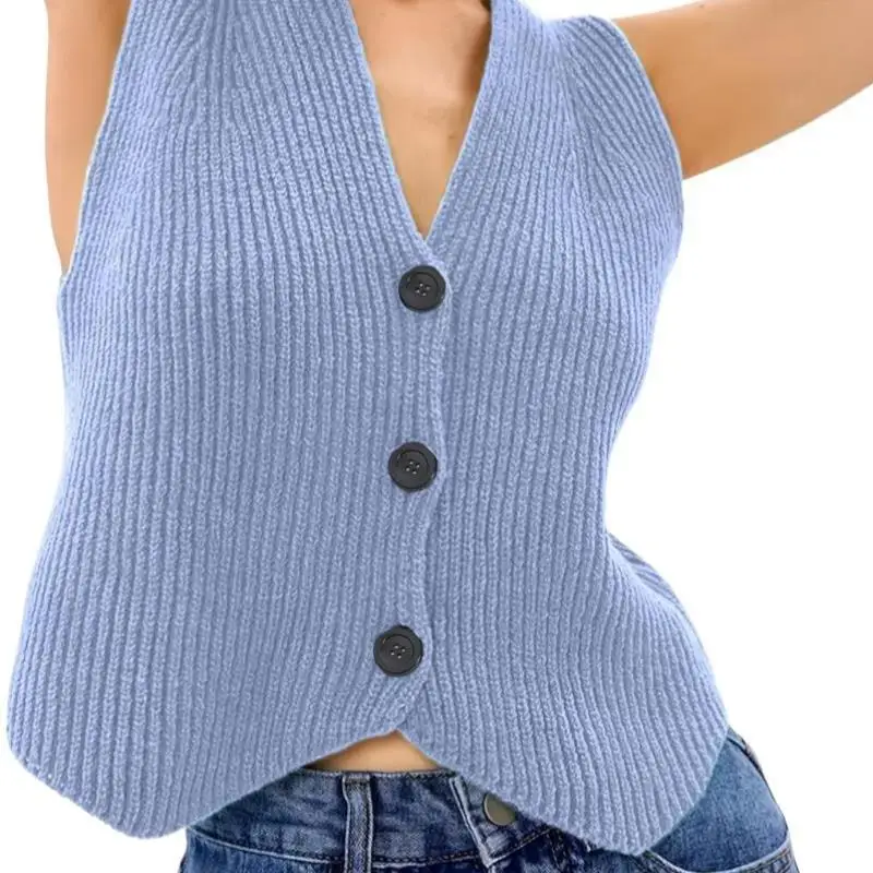 V-Neck Knitted Vest Top New Style Cross-Border Silk Material Short Length Women's Fashion Inner Wear Summer Collection
V-Neck Knitted Vest Top New Style Cross-Border Silk Material Short Length Women's Fashion Inner Wear Summer Collection