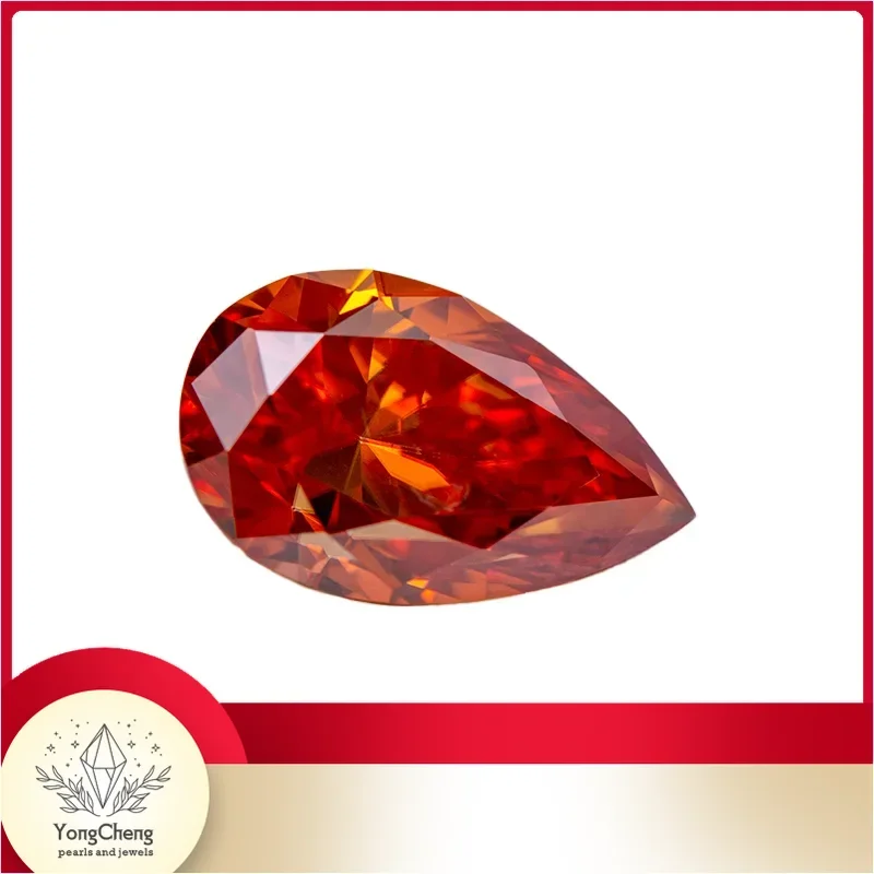 Moissanite Loose Stone Orange Colour Pear Cut Lab Created Diamond Advanced Jewel Making Materials With GRA Certificate
Moissanite Loose Stone Orange Colour Pear Cut Lab Created Diamond Advanced Jewel Making Materials With GRA Certificate