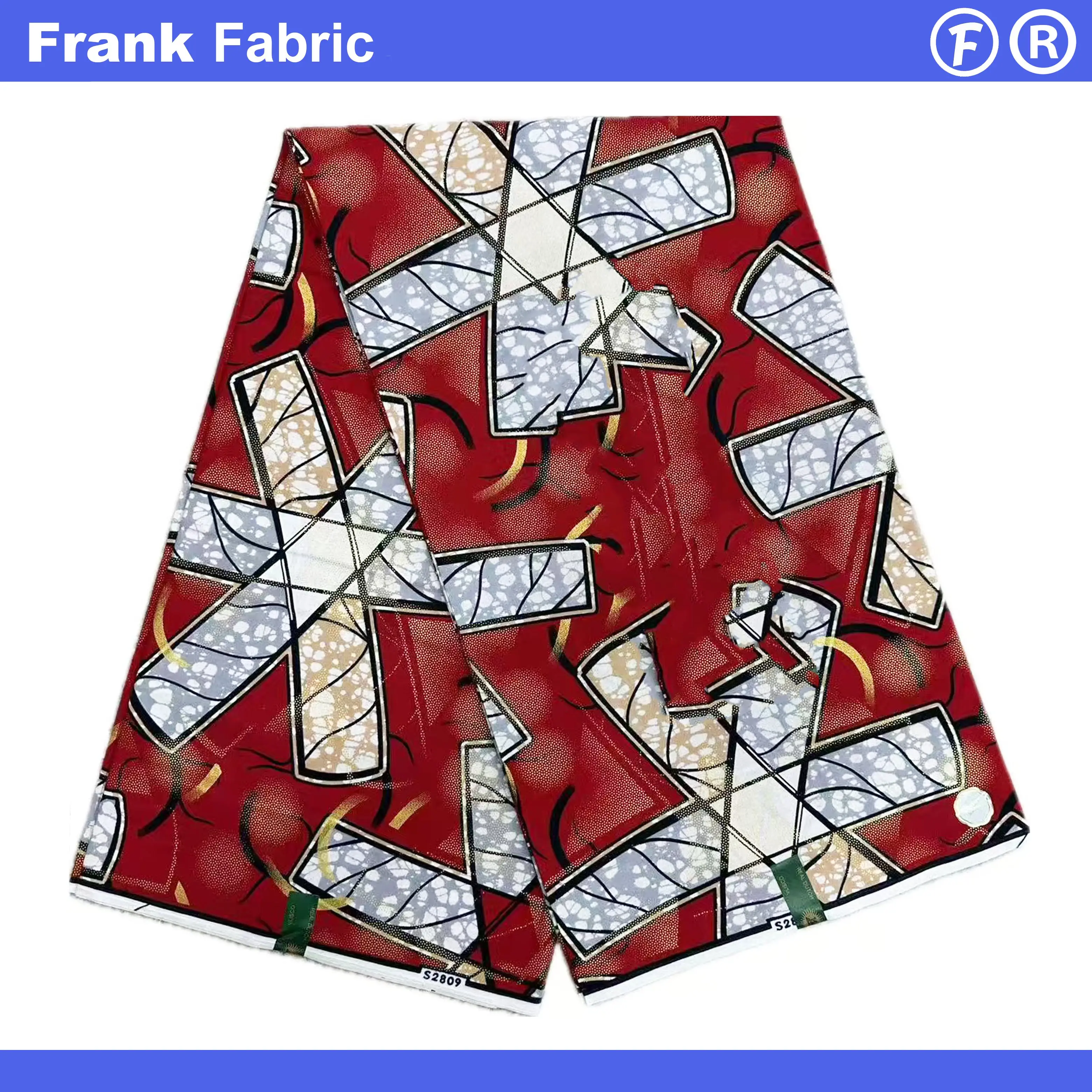 Ткани Grand Super Ankara Hollandais Batik, голландская блестящая восковая ткань с золотыми африканскими принтами, 6 ярдов для шитья платья FF2508.031
Ткани Grand Super Ankara Hollandais Batik, голландская блестящая восковая ткань с золотыми африканскими принтами, 6 ярдов для шитья платья FF2508.031