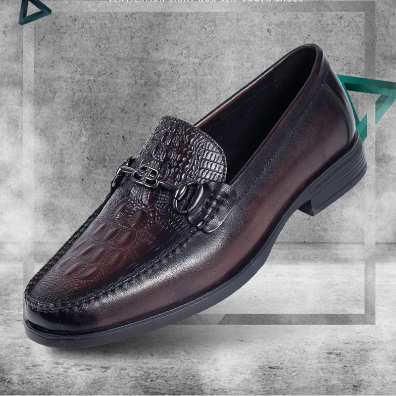 Genuine Leather Men Casual Shoes Fashion Loafers Driving Shoes Handmade Office Slip-on Business Shoes Classic Mens Dress Shoes
Genuine Leather Men Casual Shoes Fashion Loafers Driving Shoes Handmade Office Slip-on Business Shoes Classic Mens Dress Shoes