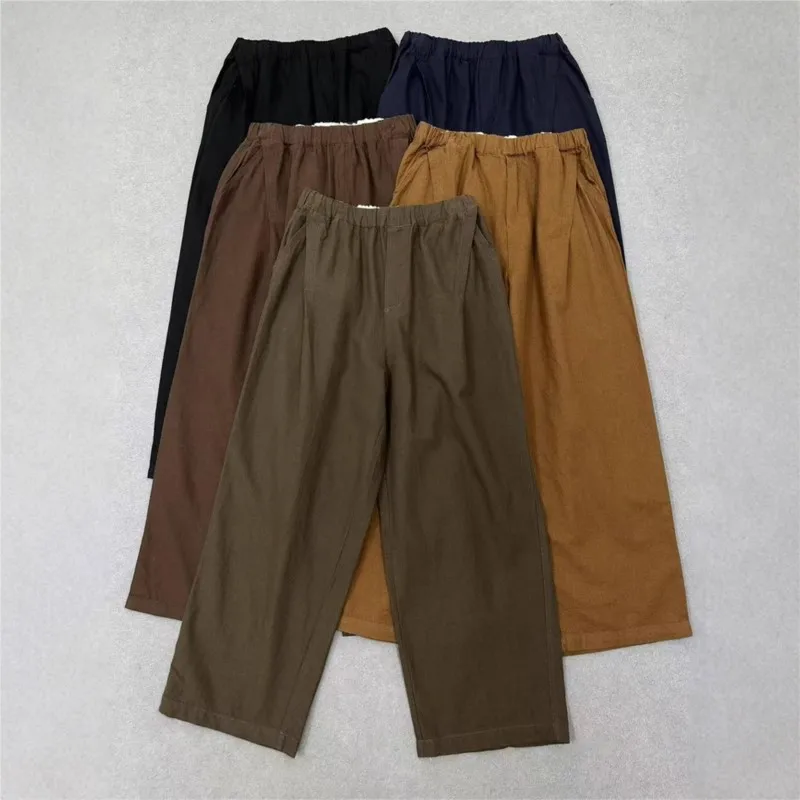 Johnature Simple Cotton Linen Loose Japanese Harem Women Pants 2025 New Elastic Waist Casual Pants Spring Summer Women
Johnature Simple Cotton Linen Loose Japanese Harem Women Pants 2025 New Elastic Waist Casual Pants Spring Summer Women