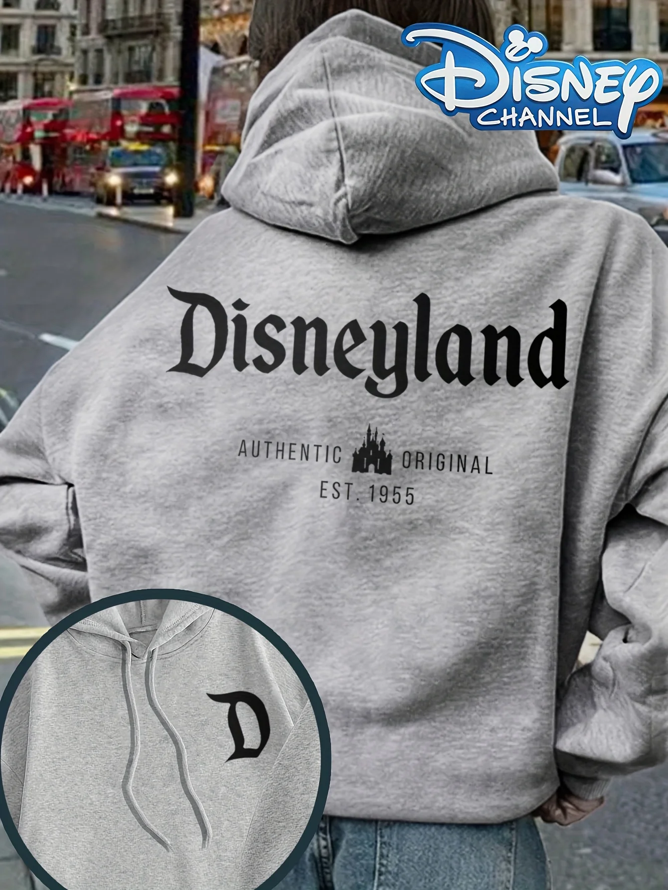 Женская толстовка с графическим принтом на тему Диснея, серая, в винтажном стиле, памятный пуловер на годовщину Disneyland.
Женская толстовка с графическим принтом на тему Диснея, серая, в винтажном стиле, памятный пуловер на годовщину Disneyland.