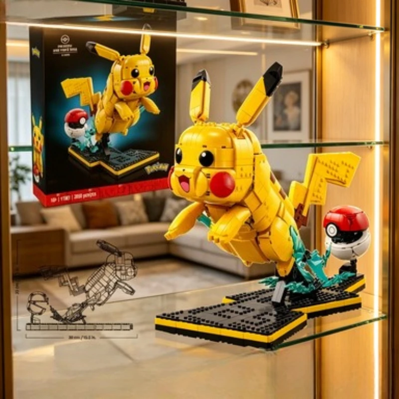 75152 Bandai 2050PCS Pikachu Assembly Blocks Party Guest Souvenir Halloween Holiday Present compatible with LEGO bricks
75152 Bandai 2050PCS Pikachu Assembly Blocks Party Guest Souvenir Halloween Holiday Present compatible with LEGO bricks