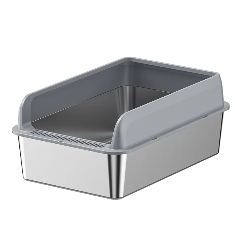 Detachable Large-Space Stainless Steel Pet Waste Bin Toilet Portable Stainless Steel Cat Bedpan Box & Accessories
Detachable Large-Space Stainless Steel Pet Waste Bin Toilet Portable Stainless Steel Cat Bedpan Box & Accessories