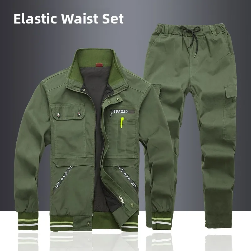 Новый весенне-осенний эластичный камуфляжный рабочий костюм для мужчин, двухслойный, из чистого хлопка, износостойкий, для защиты труда...
Новый весенне-осенний эластичный камуфляжный рабочий костюм для мужчин, двухслойный, из чистого хлопка, износостойкий, для защиты труда...