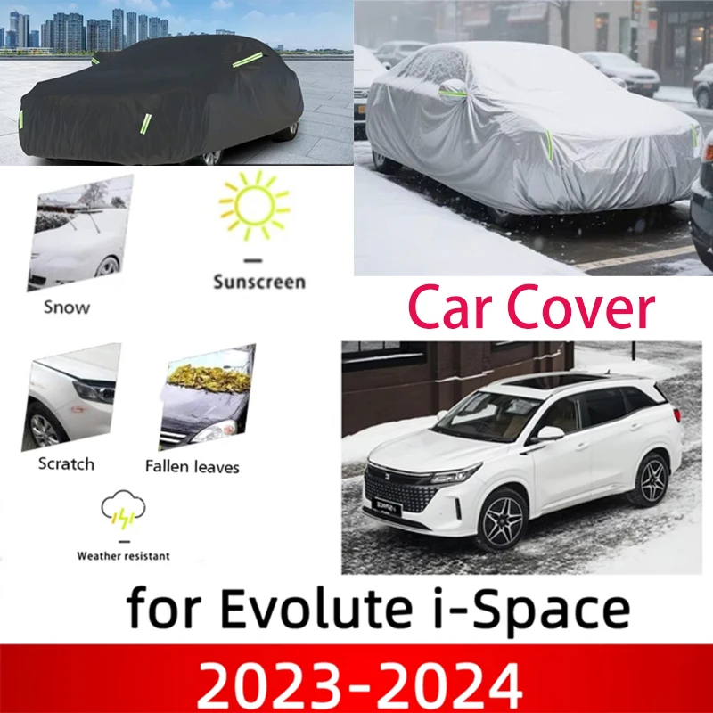 for Evolute i-Space 2023 2024 Full Car Covers Outdoor Sun Anti UV Rain Snow Dust Protection Oxford Cloth Accessories
for Evolute i-Space 2023 2024 Full Car Covers Outdoor Sun Anti UV Rain Snow Dust Protection Oxford Cloth Accessories