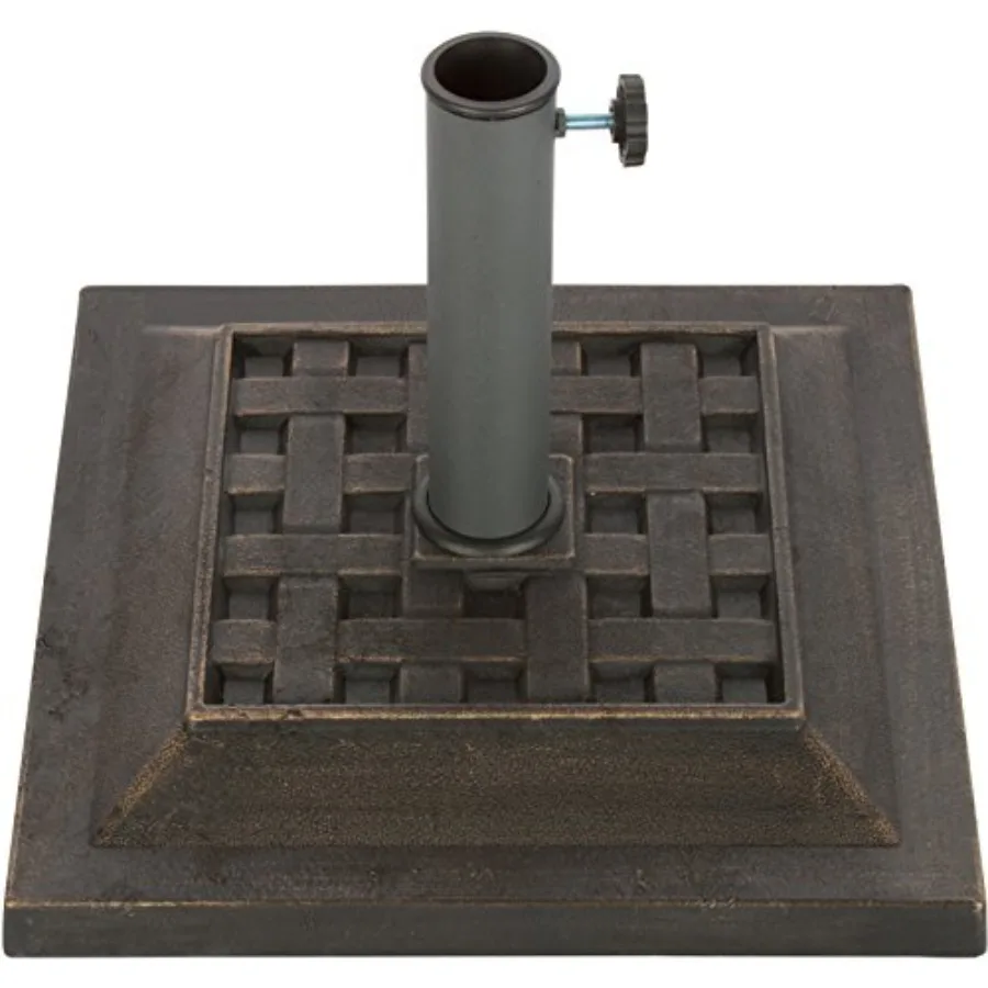 Square Resin Umbrella Base - 17.3"X 17.3" in Finish - By
Square Resin Umbrella Base - 17.3"X 17.3" in Finish - By
