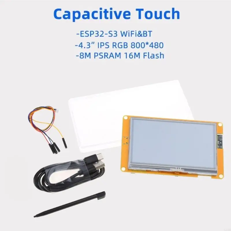 G8DB 4.3inch TFT Screen Resistance / Capacitive Type for ESP32 Development Board
G8DB 4.3inch TFT Screen Resistance / Capacitive Type for ESP32 Development Board