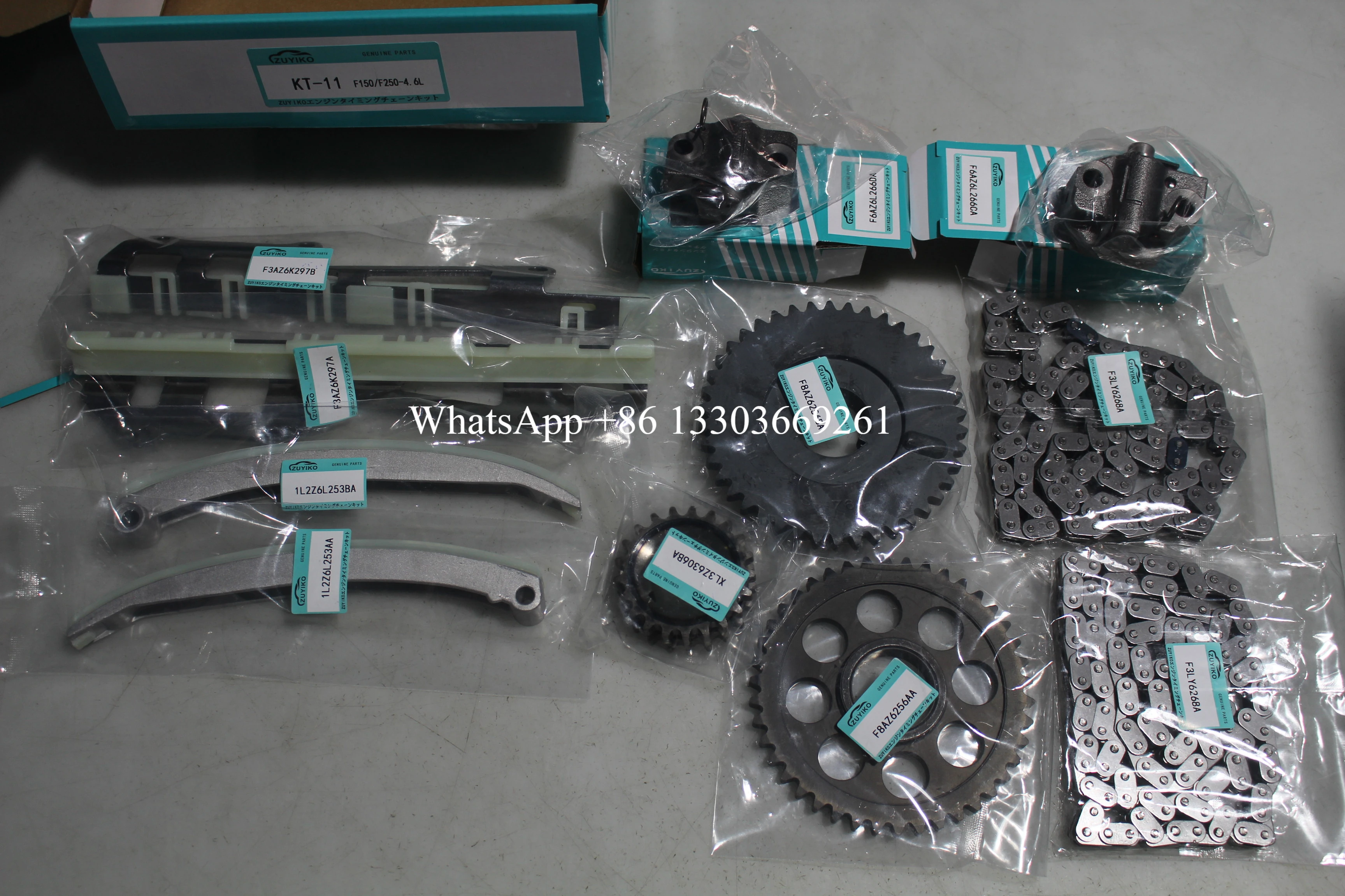 F150 F250-4.6L TIMING CHAIN KIT FOR FORD f150 f250-4.6l engine timing chain set F3LY6268A KT-11
F150 F250-4.6L TIMING CHAIN KIT FOR FORD f150 f250-4.6l engine timing chain set F3LY6268A KT-11
