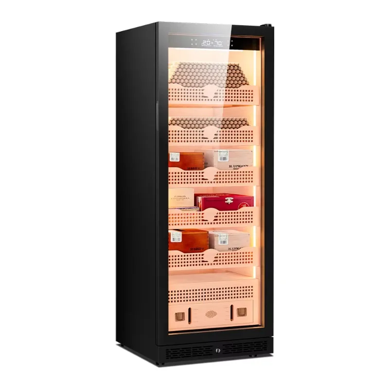 308C CIGARLOONG Electronic Cigar Humidor Cooler With Spanish Cedar Wood Humidity Controlled Commercial Cigar Cabinet
308C CIGARLOONG Electronic Cigar Humidor Cooler With Spanish Cedar Wood Humidity Controlled Commercial Cigar Cabinet