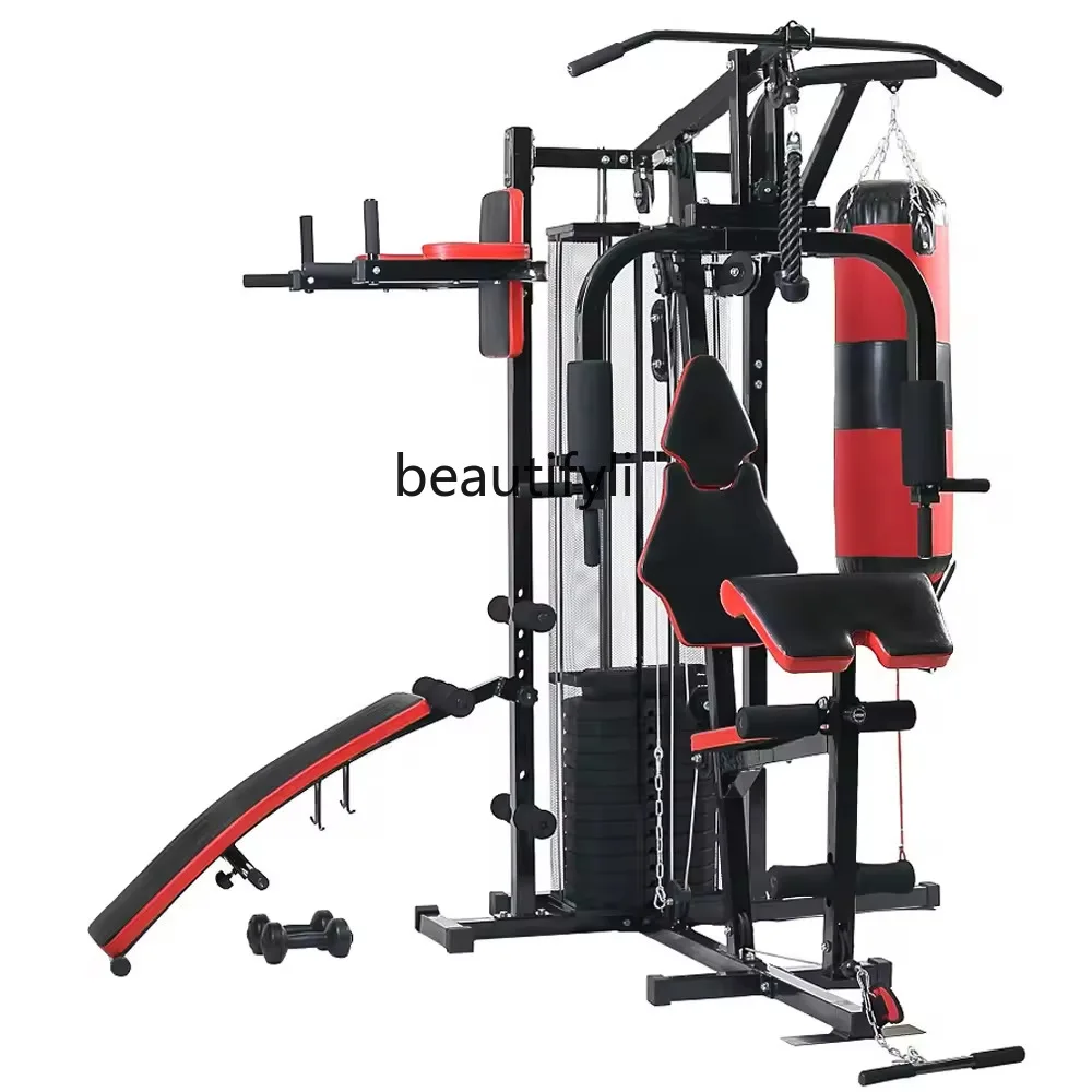 Indoor comprehensive trainer standing household large combination equipment Strength multi-functional exercise equipment
Indoor comprehensive trainer standing household large combination equipment Strength multi-functional exercise equipment