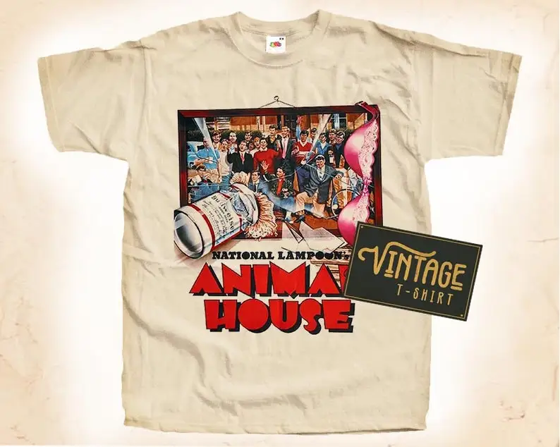 Animal House V1 T shirt Tee Natural Vintage 100% Cotton Movie Poster All Sizes
Animal House V1 T shirt Tee Natural Vintage 100% Cotton Movie Poster All Sizes