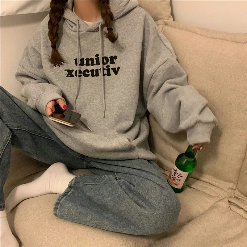 Women's Fleece Lined Hoodie Autumn Winter New Style Early Autumn Design Sense Chic Hong Kong Style Trendy Inner Cotton Blend ...
Women's Fleece Lined Hoodie Autumn Winter New Style Early Autumn Design Sense Chic Hong Kong Style Trendy Inner Cotton Blend ...