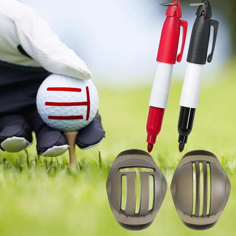 New Golf Ball Line Marker Drawing Tool And Marks Pens Set Template Alignment Putting Marking Liner Tools
New Golf Ball Line Marker Drawing Tool And Marks Pens Set Template Alignment Putting Marking Liner Tools