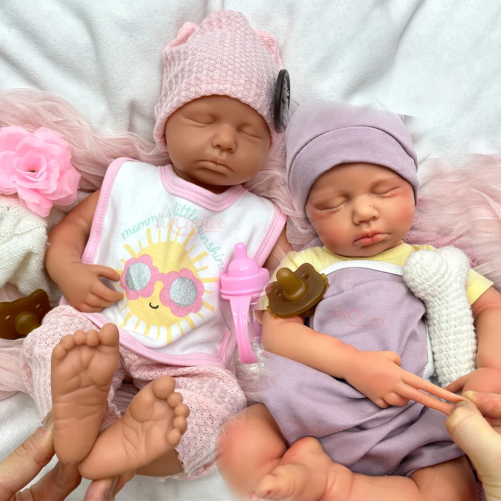 Lifelike Full Silicone Body Reborn Baby Girl/Boy Loulou 50cm Realistic Can Use Pacifiers Newborn Doll for Seniors with Dementia
Lifelike Full Silicone Body Reborn Baby Girl/Boy Loulou 50cm Realistic Can Use Pacifiers Newborn Doll for Seniors with Dementia