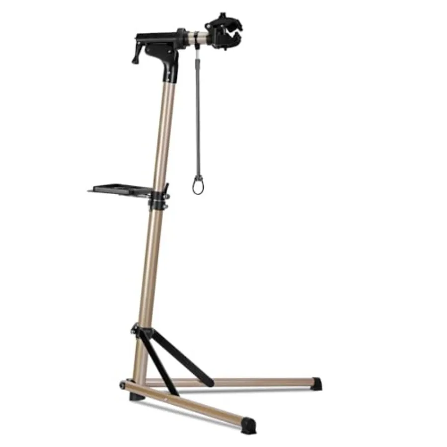 Bike Repair Stand for Maintenance: Aluminum, Silver, 68lbs Capacity, Height-Adjustable, 360 Rotatable Clamp, Tool Tray Included
Bike Repair Stand for Maintenance: Aluminum, Silver, 68lbs Capacity, Height-Adjustable, 360 Rotatable Clamp, Tool Tray Included