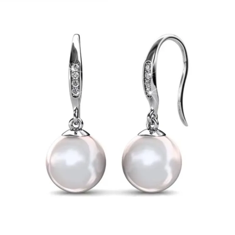Daisini Cultured Pearl Drop Earrings with Swarovski Crystals for Women 925 Sterling Silver Earrings Wedding Jewelry 2025 New
Daisini Cultured Pearl Drop Earrings with Swarovski Crystals for Women 925 Sterling Silver Earrings Wedding Jewelry 2025 New