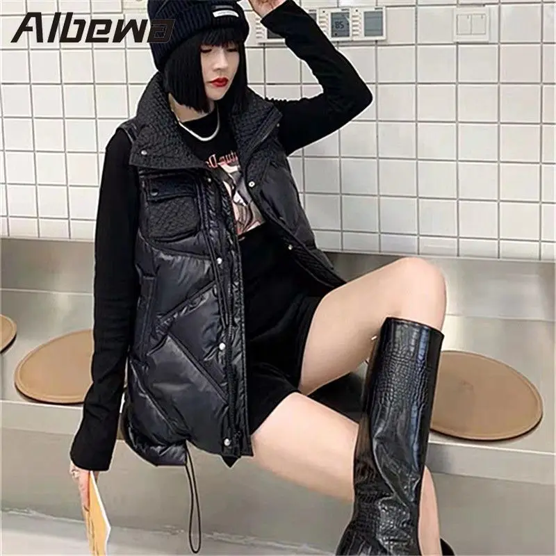 Winter Jackets Vests for Women 2023 Sleeveless Puffer Padded Warm Women's Casual Stand Basics Collar Zipper Parka Feminina Coats
Winter Jackets Vests for Women 2023 Sleeveless Puffer Padded Warm Women's Casual Stand Basics Collar Zipper Parka Feminina Coats
