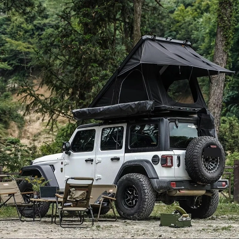 Premium Aluminum Hard Shell Roof Top Tent for SUV & Car Camping - Triangle Design
Premium Aluminum Hard Shell Roof Top Tent for SUV & Car Camping - Triangle Design