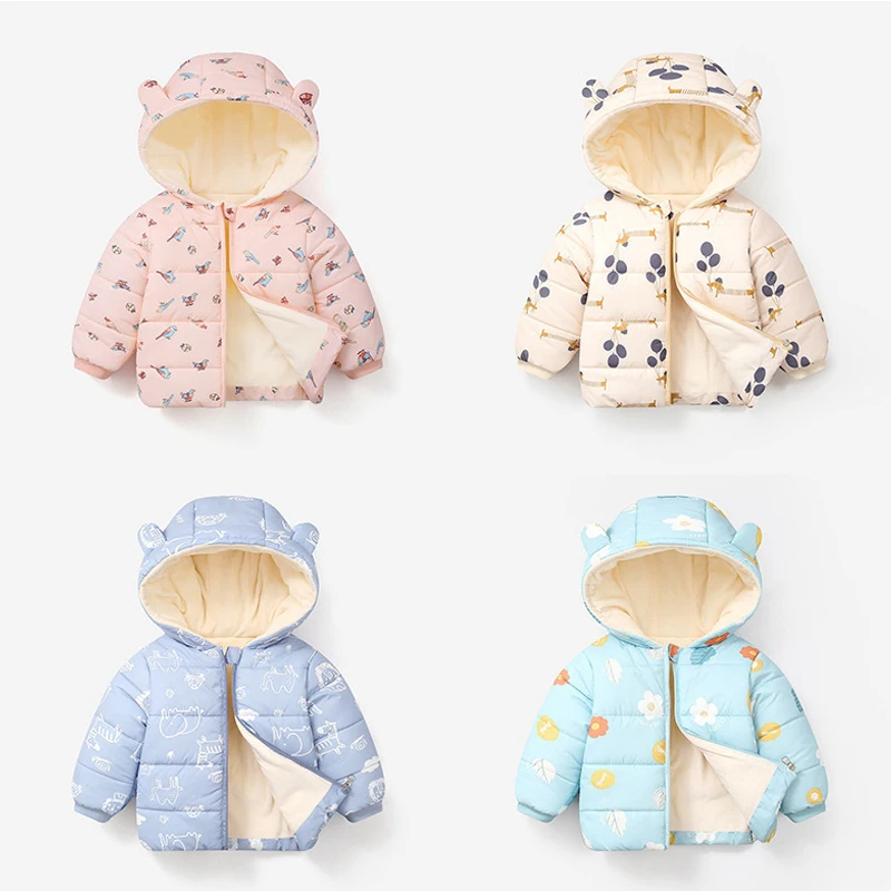 Girl Boy Autumn Winter Coats Cartoon Print Down Jackets New Kids Warm Outerwear Toddler Cotton Clothing Cute Lightweight Jacket
Girl Boy Autumn Winter Coats Cartoon Print Down Jackets New Kids Warm Outerwear Toddler Cotton Clothing Cute Lightweight Jacket