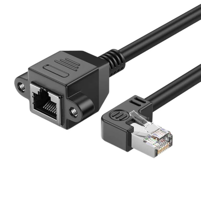 Cat5 Cable Ethernets Extension Cord Male Female Screw Hole Straight/Left/Right/Up/Down Male Head
Cat5 Cable Ethernets Extension Cord Male Female Screw Hole Straight/Left/Right/Up/Down Male Head