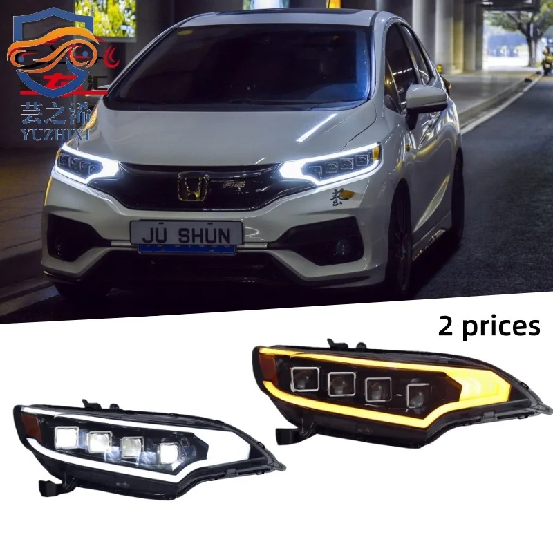 XCH For 2014-2020 Honda Fit headlight assembly upgrade retrofit with LED daytime running lights and projector headlights
XCH For 2014-2020 Honda Fit headlight assembly upgrade retrofit with LED daytime running lights and projector headlights
