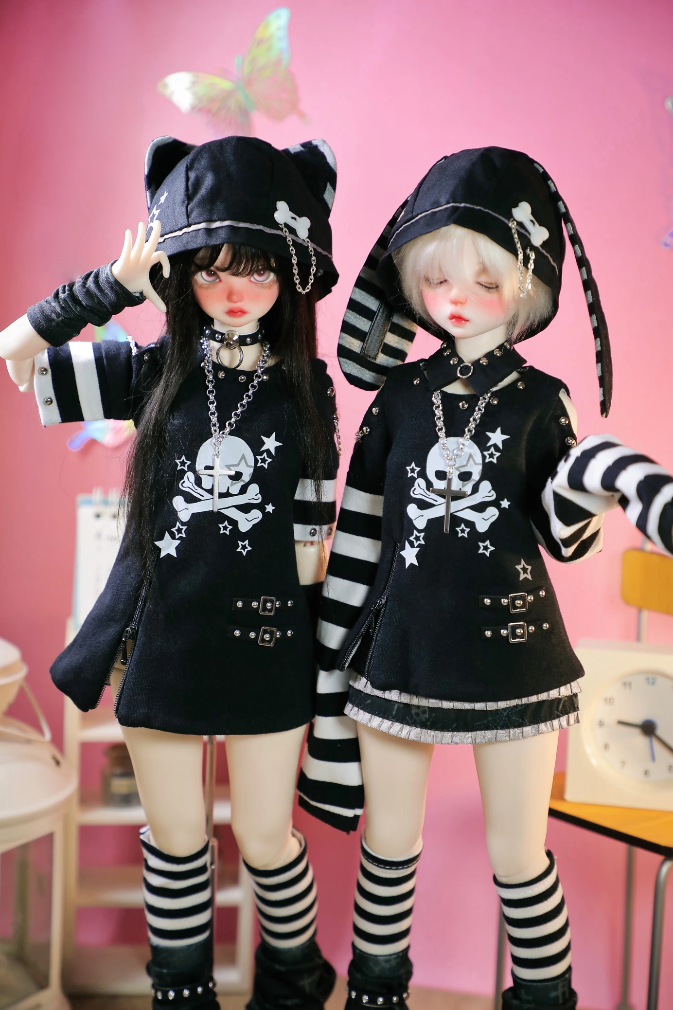 Одежда для куклы BJD, подходит для 1/4 большого размера, Женская Одежда для куклы с черепом BJD, аксессуары 1/4 звена (6 очков)
Одежда для куклы BJD, подходит для 1/4 большого размера, Женская Одежда для куклы с черепом BJD, аксессуары 1/4 звена (6 очков)
