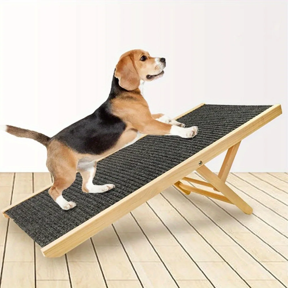 Adjustable wooden dog ramp, dog ladder, steps, special pet stairs, suitable for indoor sofa up and down and play, folding, easy
Adjustable wooden dog ramp, dog ladder, steps, special pet stairs, suitable for indoor sofa up and down and play, folding, easy