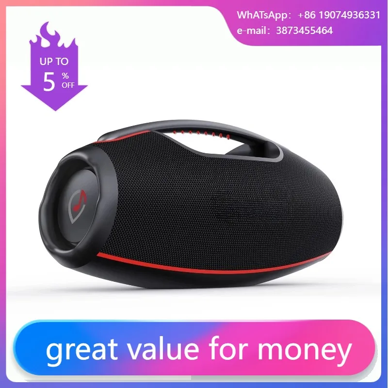 Professinal Powerful Super Bass Wireless BT Speaker Portable Blaster Bass Treble In High Quality FM Radio Waterproof Speakers
Professinal Powerful Super Bass Wireless BT Speaker Portable Blaster Bass Treble In High Quality FM Radio Waterproof Speakers