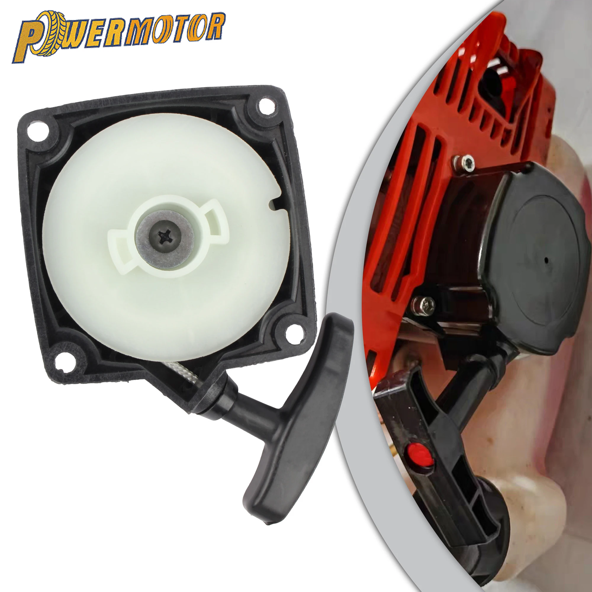 Recoil Starter Pull for Motorcycle Brush Cutter Engine 40-5 43CC 49CC 52CC Universal Pull Plate Starter Replacement Accessories
Recoil Starter Pull for Motorcycle Brush Cutter Engine 40-5 43CC 49CC 52CC Universal Pull Plate Starter Replacement Accessories