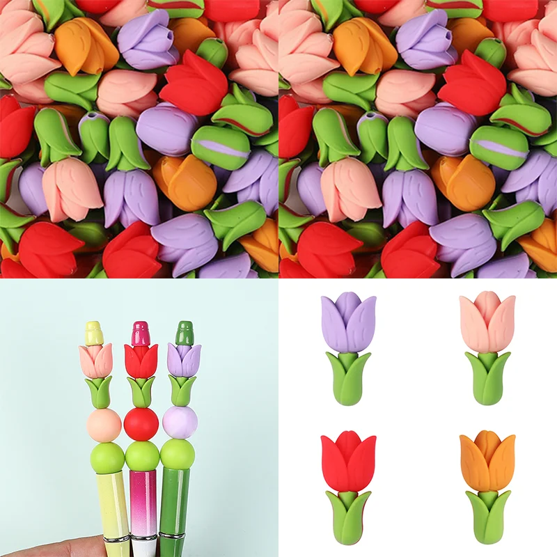 10/20Pcs Silicone Beads Tulip 3D Flower Focal Beads Jewellery Making DIY Keychain Beaded Pen Bracelets Jewelry Accessories
10/20Pcs Silicone Beads Tulip 3D Flower Focal Beads Jewellery Making DIY Keychain Beaded Pen Bracelets Jewelry Accessories